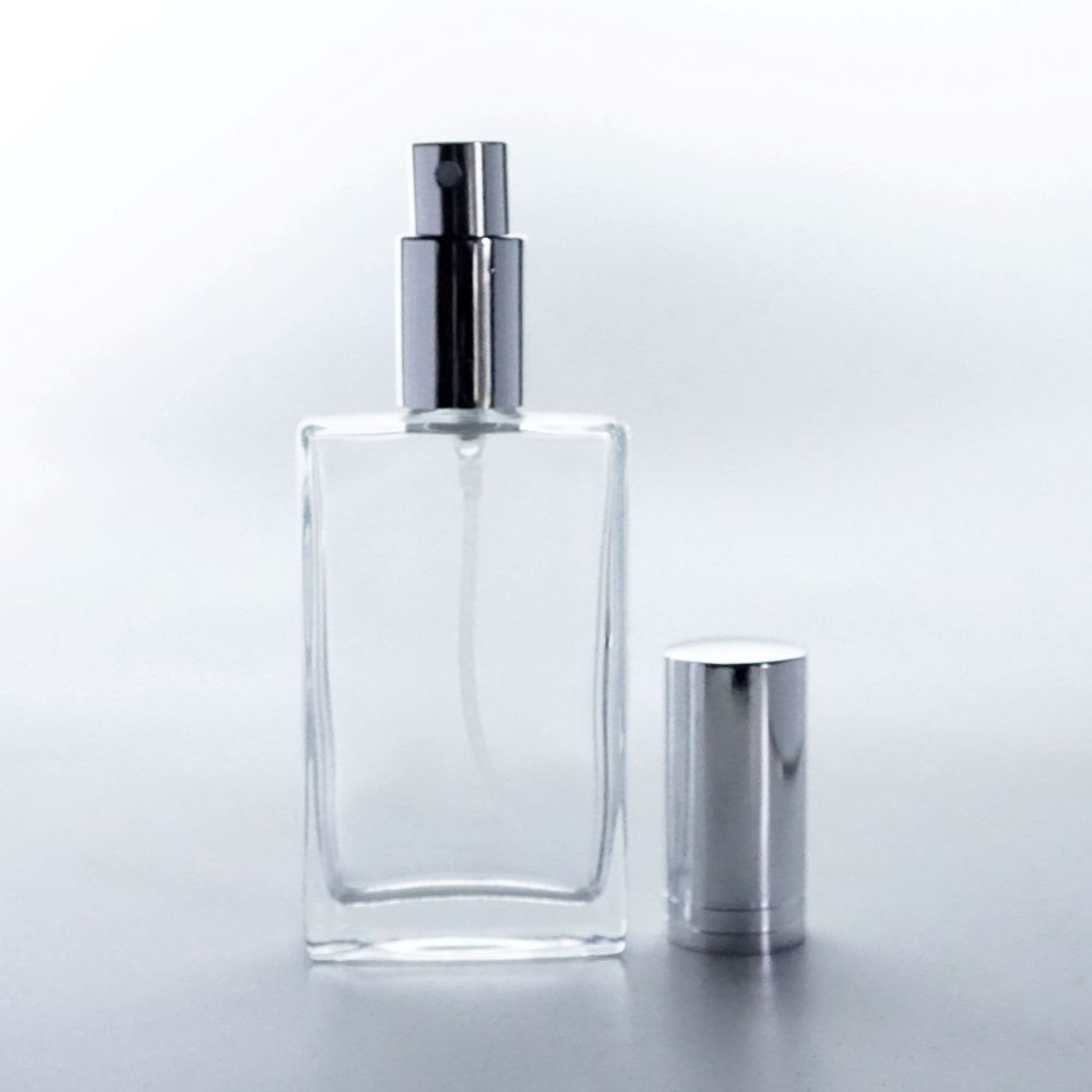 F-119 * 50 ML KARE İXR MODEL ÇEVİRMELİ 18 AĞIZ PARFÜM ŞİŞE