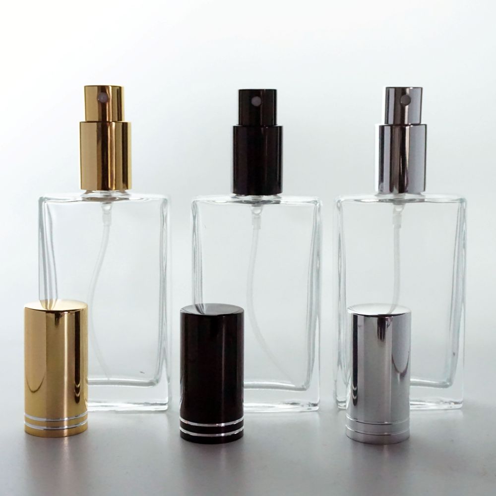 F-119 * 50 ML KARE İXR MODEL ÇEVİRMELİ 18 AĞIZ PARFÜM ŞİŞE