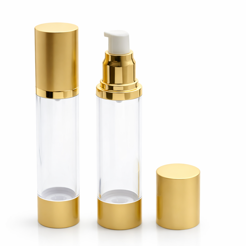 FAIRG-50 * 50 ml Mat Gold Airless Şişesi