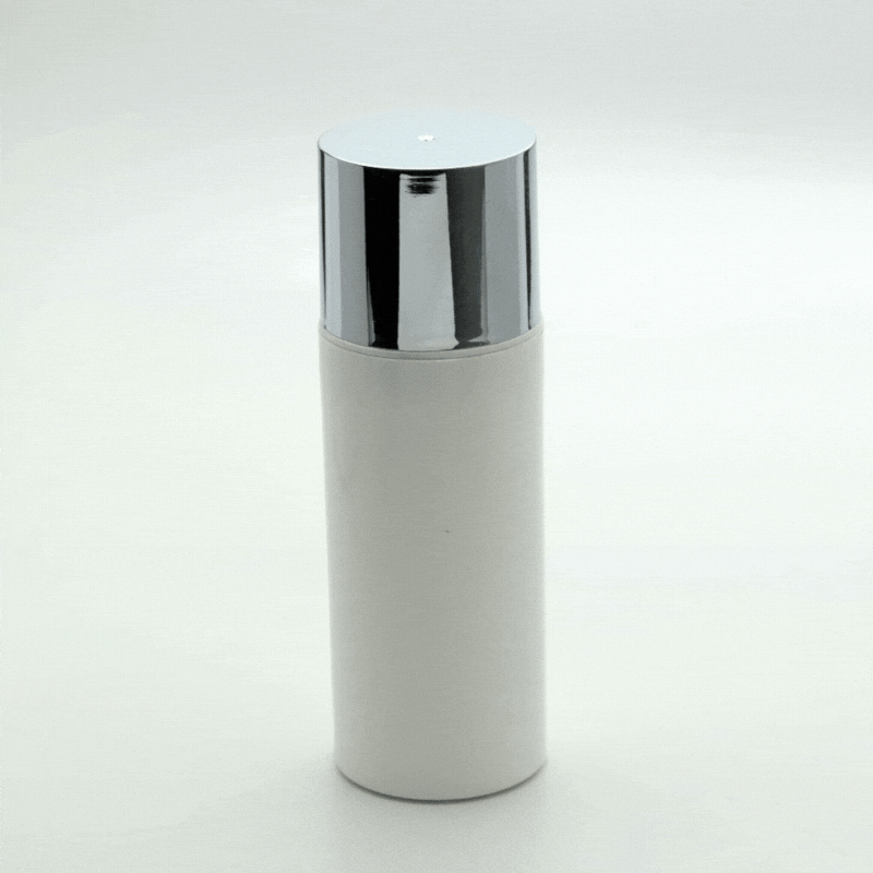 FAIRİ-75 * 75 ml Gümüş Kapaklı Plastik Airless Şişesi