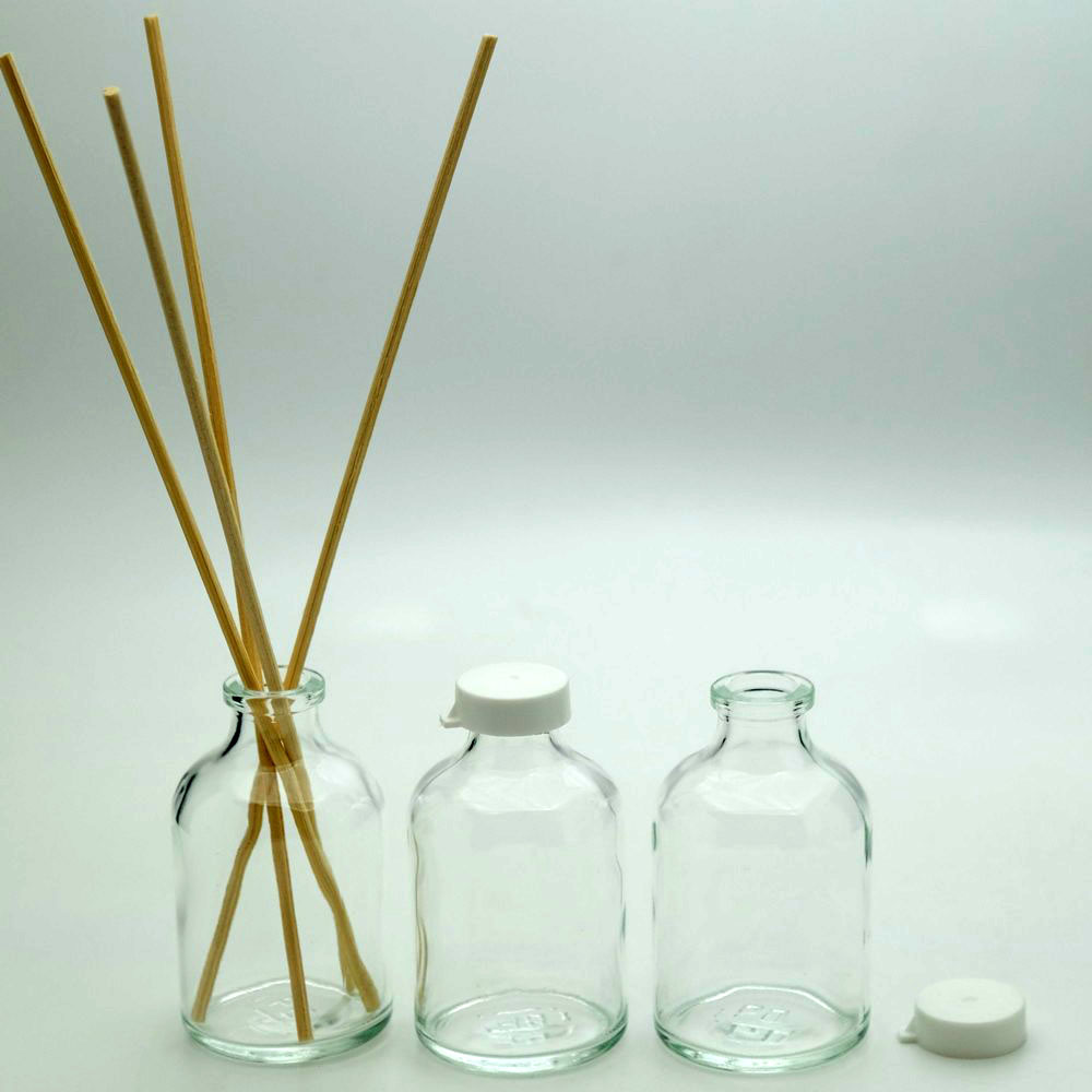 FBA-50 * 50 Ml Şeffaf Silindir Bambu Oda Koku Şişesi FBA-50 * 50 Ml Şeffaf Silindir Bambu Oda Koku Şişesi