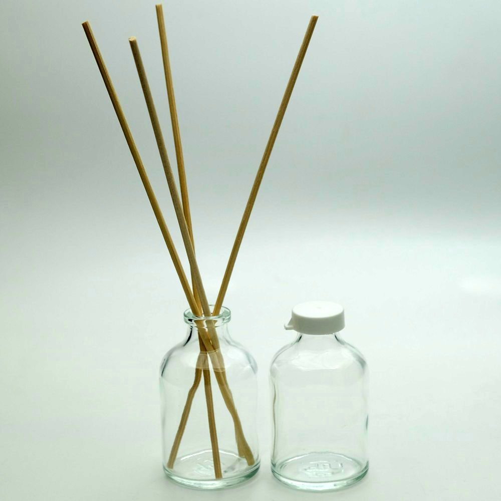 FBA-50 * 50 Ml Şeffaf Silindir Bambu Oda Koku Şişesi FBA-50 * 50 Ml Şeffaf Silindir Bambu Oda Koku Şişesi