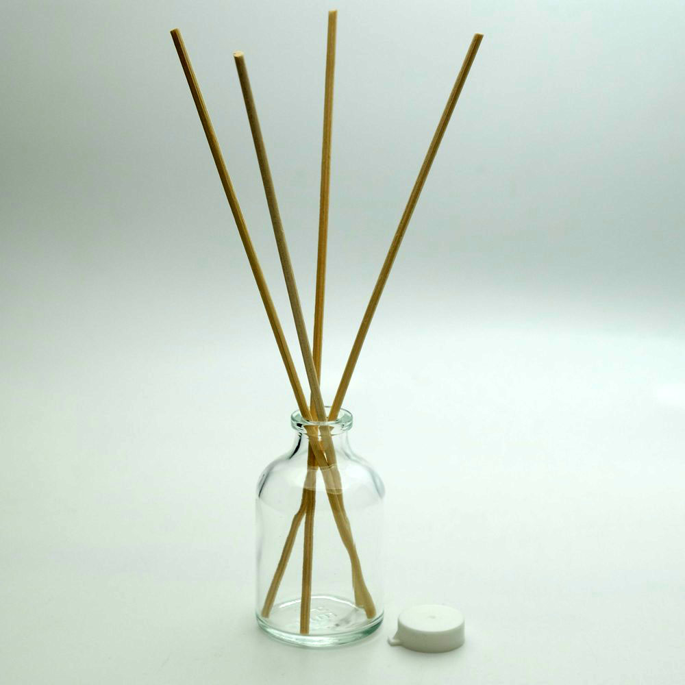 FBA-50 * 50 Ml Şeffaf Silindir Bambu Oda Koku Şişesi FBA-50 * 50 Ml Şeffaf Silindir Bambu Oda Koku Şişesi