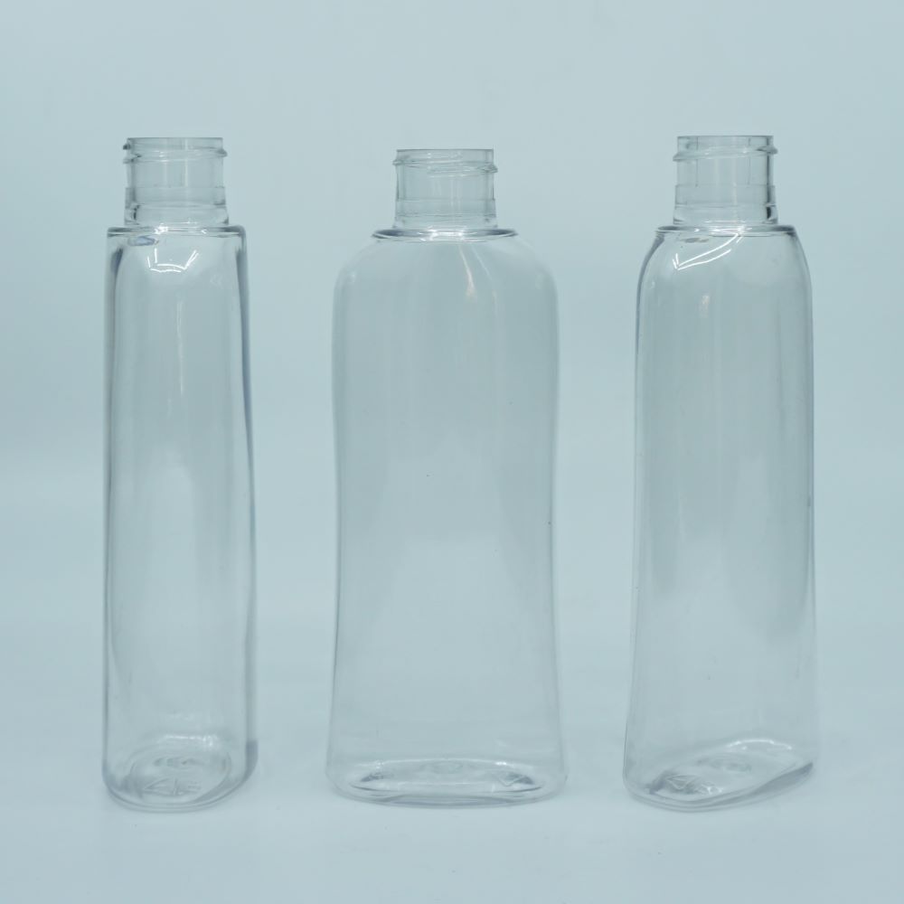 FBKS-150 * 150 ml Şeffaf Yassı Silindir Ambalaj, 24 mm/Ağız