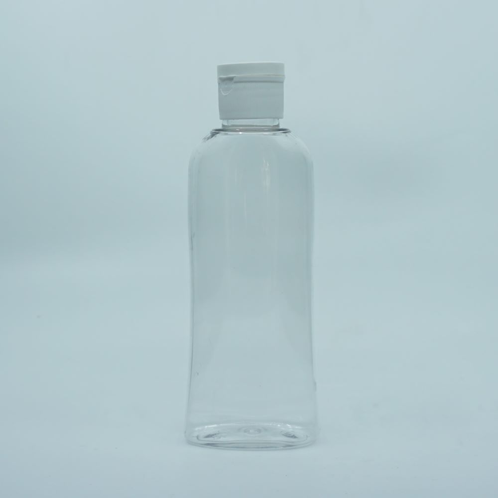 FBKS-150 * 150 ml Şeffaf Yassı Silindir Ambalaj, 24 mm/Ağız