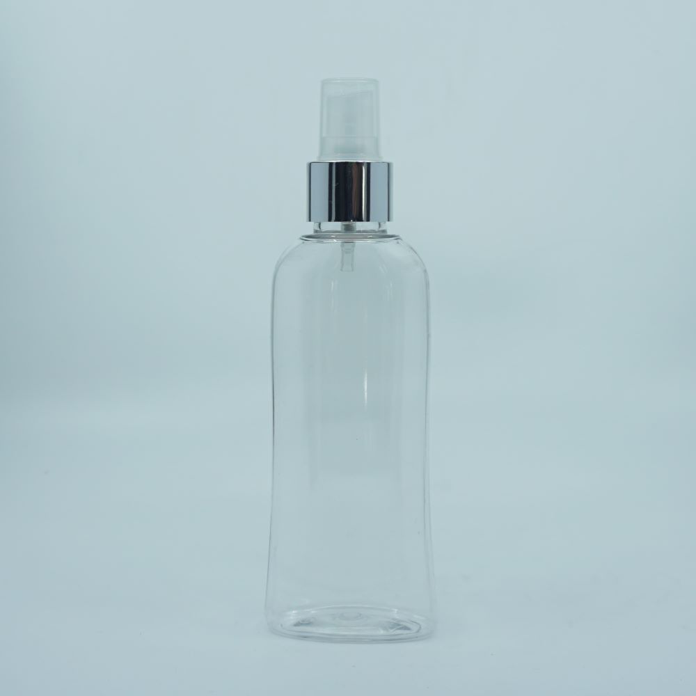 FBKS-150 * 150 ml Şeffaf Yassı Silindir Ambalaj, 24 mm/Ağız