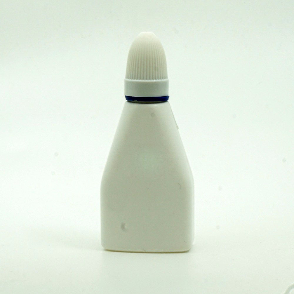 FDD-35 * 35 ml Üçgen Beyaz Plastik Damlalık