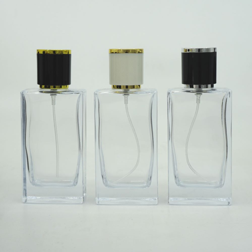 FDD-50*50 Ml. Şeffaf Dikdörtgen Model Parfüm Şişe FDD-50*50 Ml. Şeffaf Dikdörtgen Model Parfüm Şişe