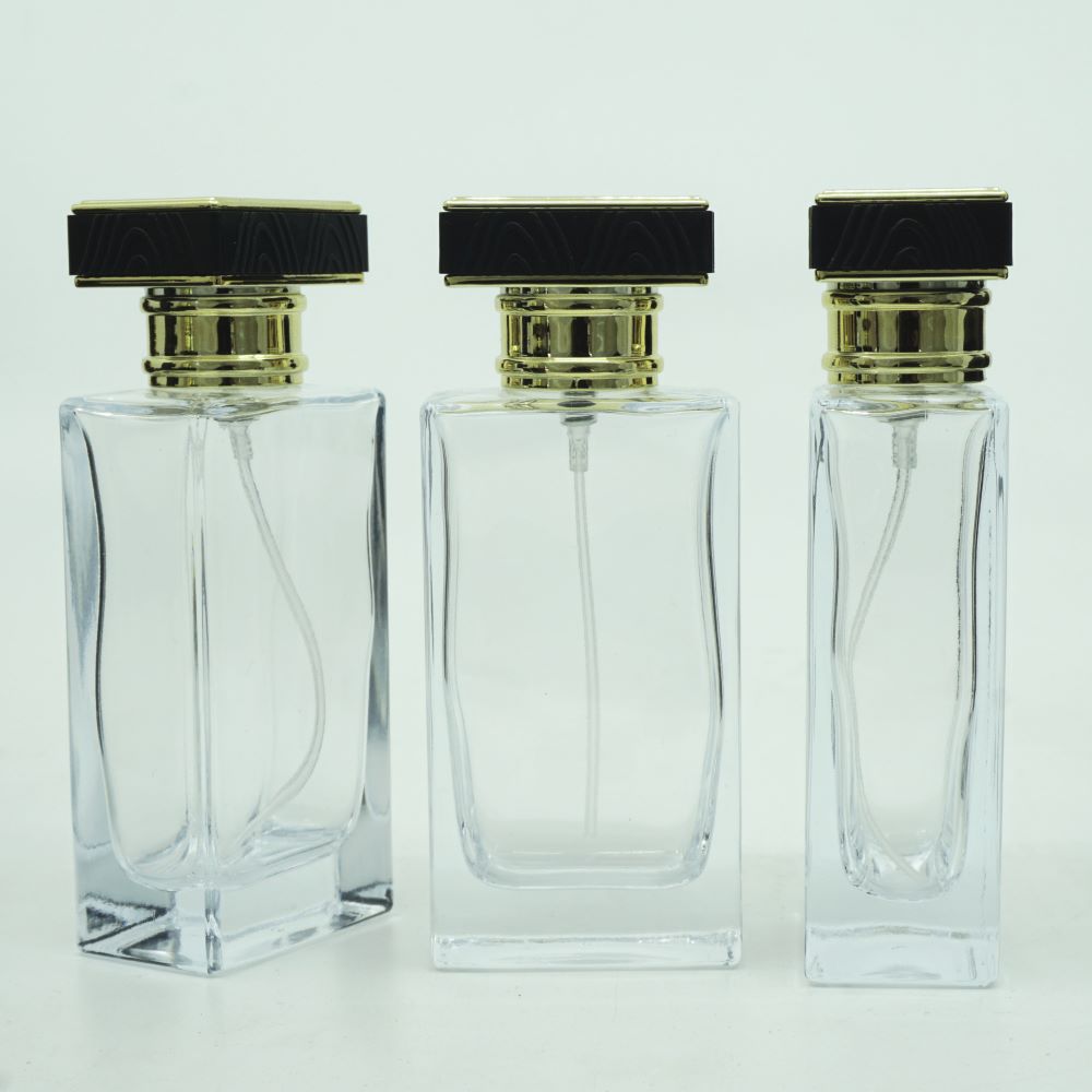 FDD-50*50 Ml. Şeffaf Dikdörtgen Model Parfüm Şişe