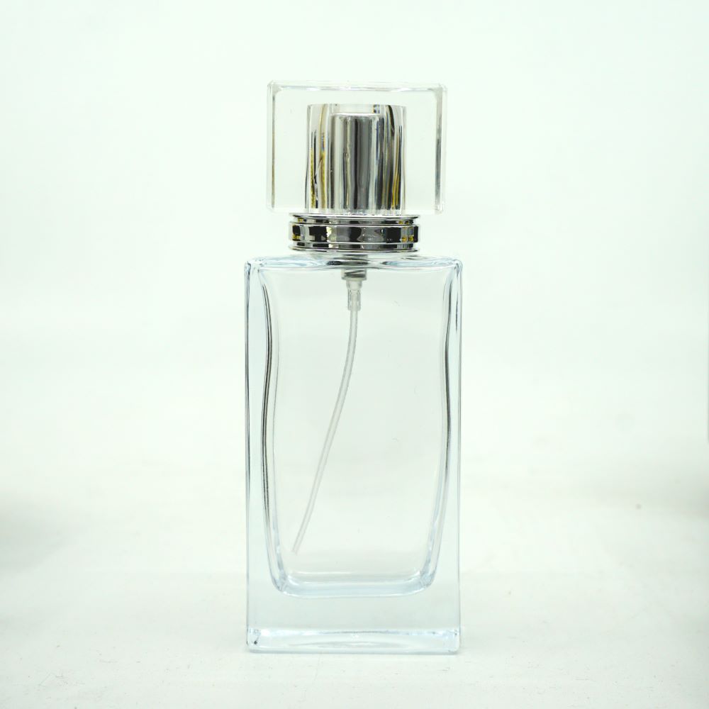 FDD-50*50 Ml. Şeffaf Dikdörtgen Model Parfüm Şişe FDD-50*50 Ml. Şeffaf Dikdörtgen Model Parfüm Şişe