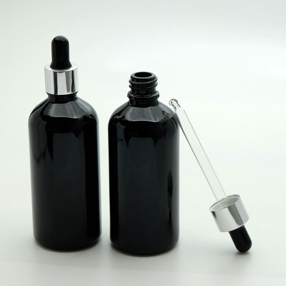 FDKS-100 * 100 ml Siyah Renkli Damlalıklı Medikal Şişe FDKS-100 * 100 ml Siyah Renkli Damlalıklı Medikal Şişe