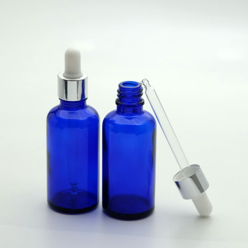 FDKM-50 * 50 ml Mavi Damlalıklı Medikal Şişe FDKM-50 * 50 ml Mavi Damlalıklı Medikal Şişe