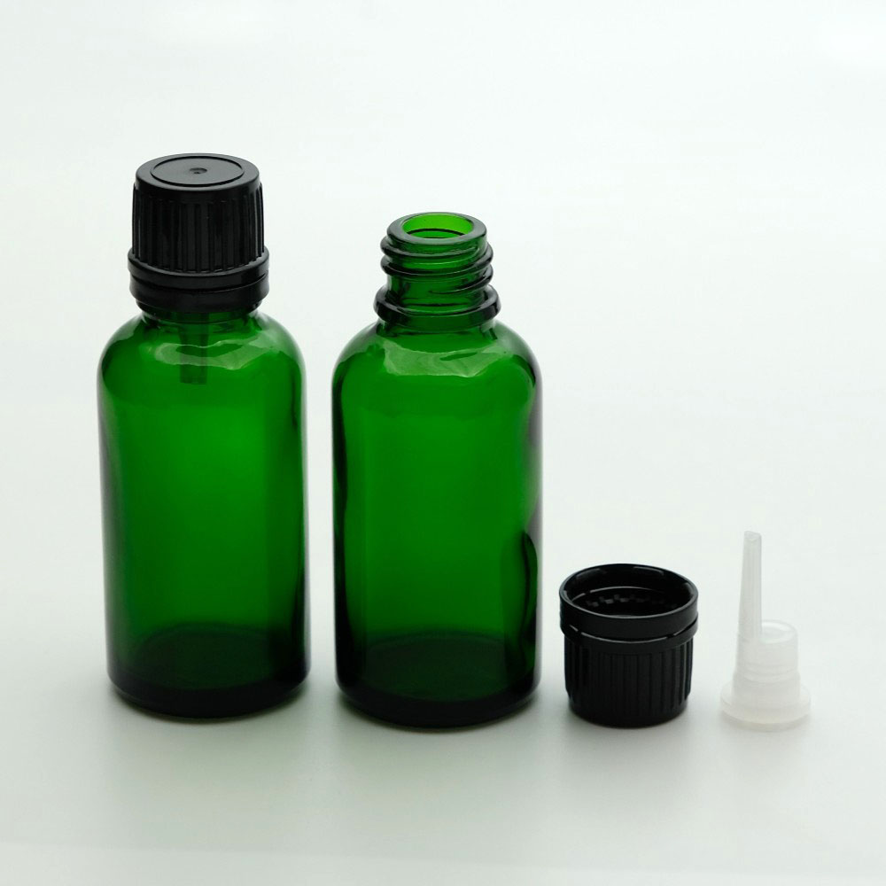 FDKY-101 * 100 ml Yeşil Renkli Damlalıklı Medikal Şişe FDKY-101 * 100 ml Yeşil Renkli Damlalıklı Medikal Şişe