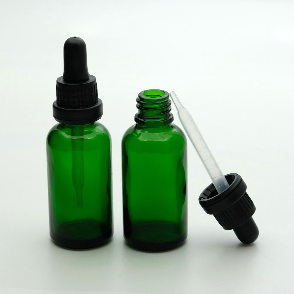 FDKY-101 * 100 ml Yeşil Renkli Damlalıklı Medikal Şişe FDKY-101 * 100 ml Yeşil Renkli Damlalıklı Medikal Şişe