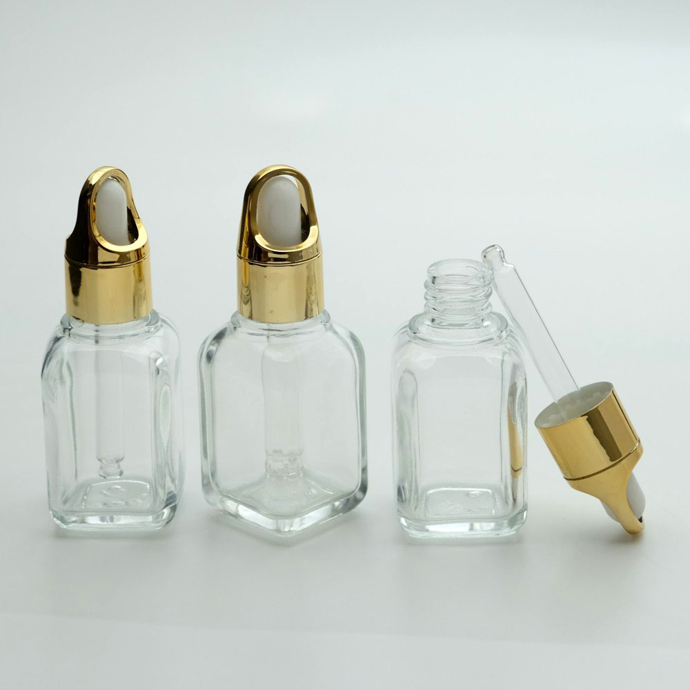 FDO-35 * 35 ml Gold Yüzüklü Özel Damlalıklı Şişe FDO-35 * 35 ml Gold Yüzüklü Özel Damlalıklı Şişe