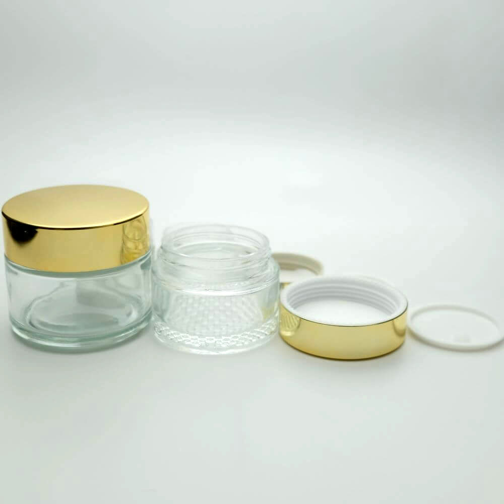 FK-100 * 100 ml Cam Krem Kavanozu FK-100 * 100 ml Cam Krem Kavanozu