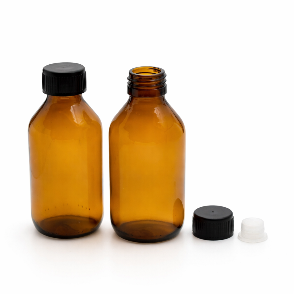 FK-200 * 200 ml Kahverengi Medikal Şişe