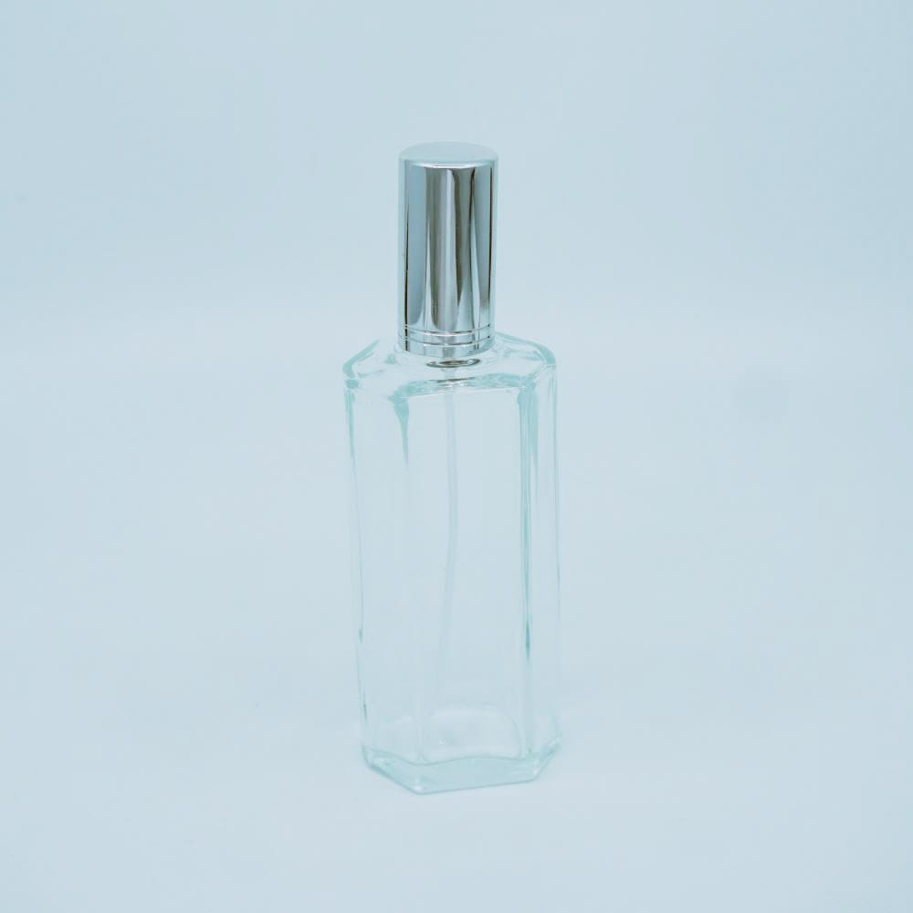 FKF-100 * 100 ml Altıgen Şeffaf Parfüm Şişe FKF-100 * 100 ml Altıgen Şeffaf Parfüm Şişe