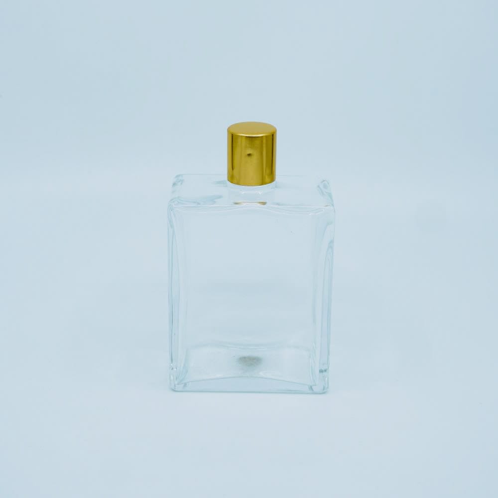 FKK-200 * 200 ml 200 ML. Şeffaf Kare Kolonya Şişesi
