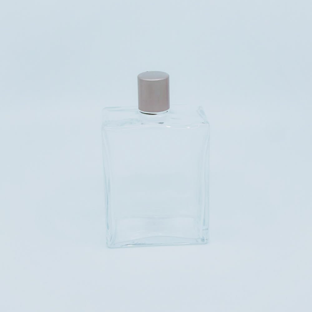 FKK-200 * 200 ml 200 ML. Şeffaf Kare Kolonya Şişesi