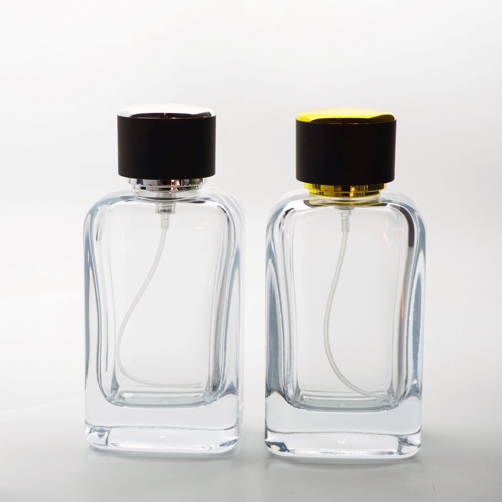 FKS-100 * 100 ML KLASS KARE MODEL ŞEFFAF PARFÜM ŞİŞE