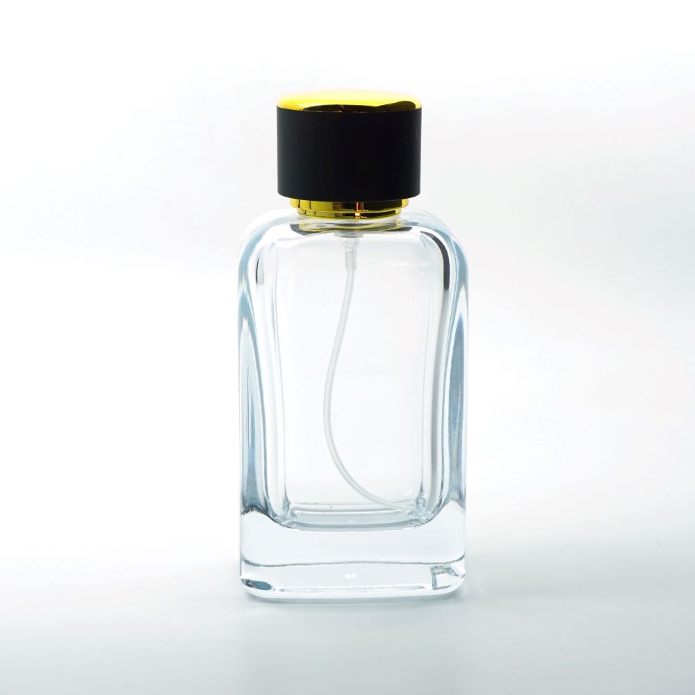 FKS-100 * 100 ML KLASS KARE MODEL ŞEFFAF PARFÜM ŞİŞE