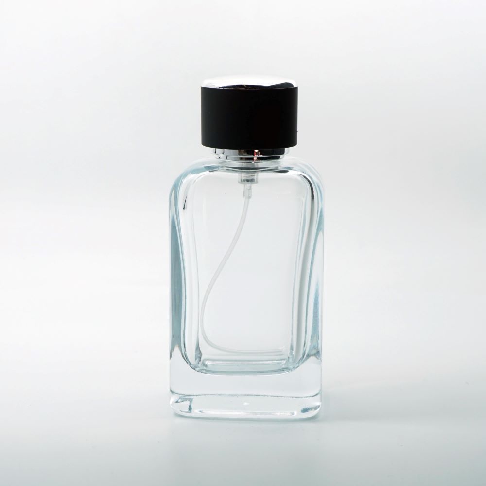 FKS-100 * 100 ML KLASS KARE MODEL ŞEFFAF PARFÜM ŞİŞE