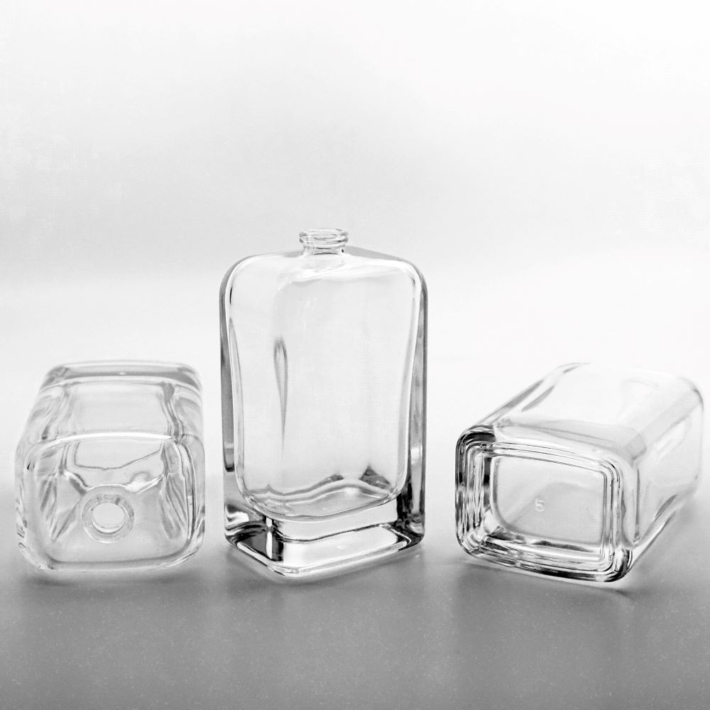 FKS-100 * 100 ML KLASS KARE MODEL ŞEFFAF PARFÜM ŞİŞE