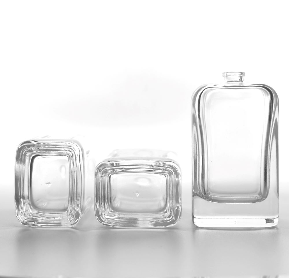 FKS-100 * 100 ML KLASS KARE MODEL ŞEFFAF PARFÜM ŞİŞE