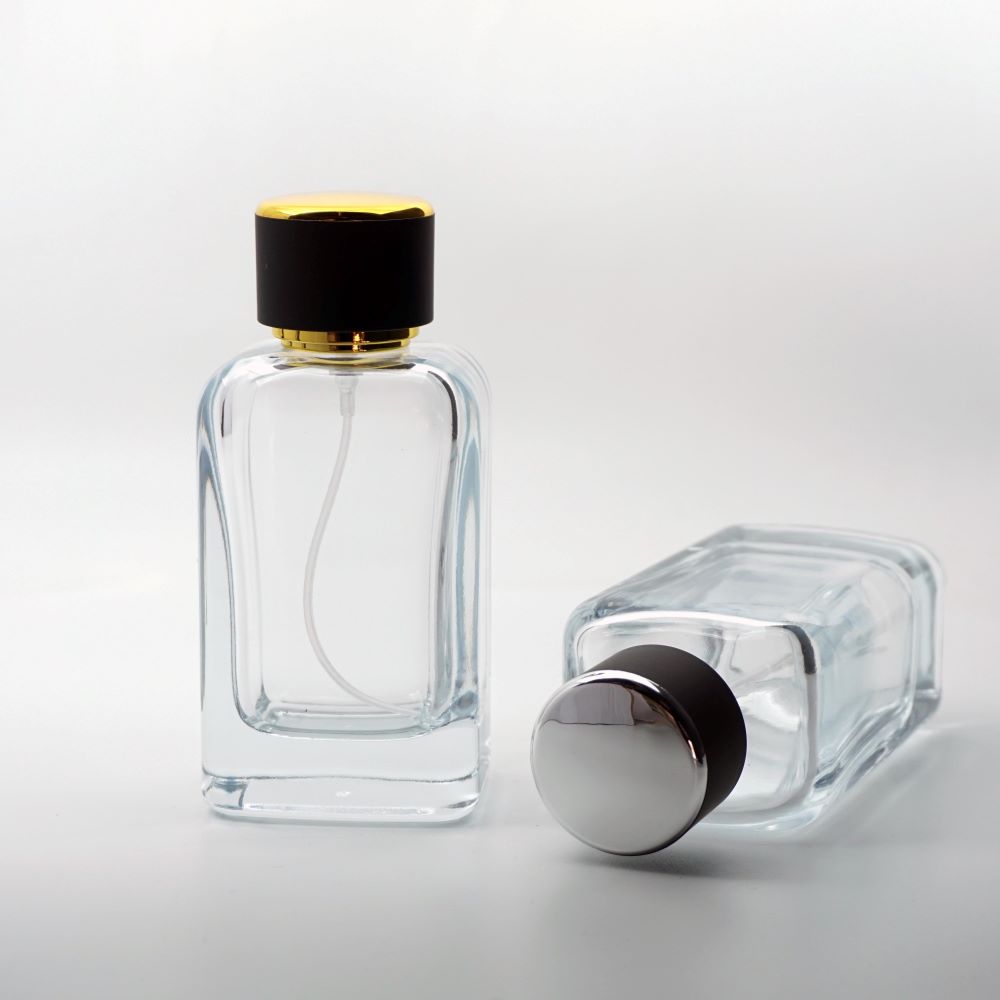 FKS-100 * 100 ML KLASS KARE MODEL ŞEFFAF PARFÜM ŞİŞE