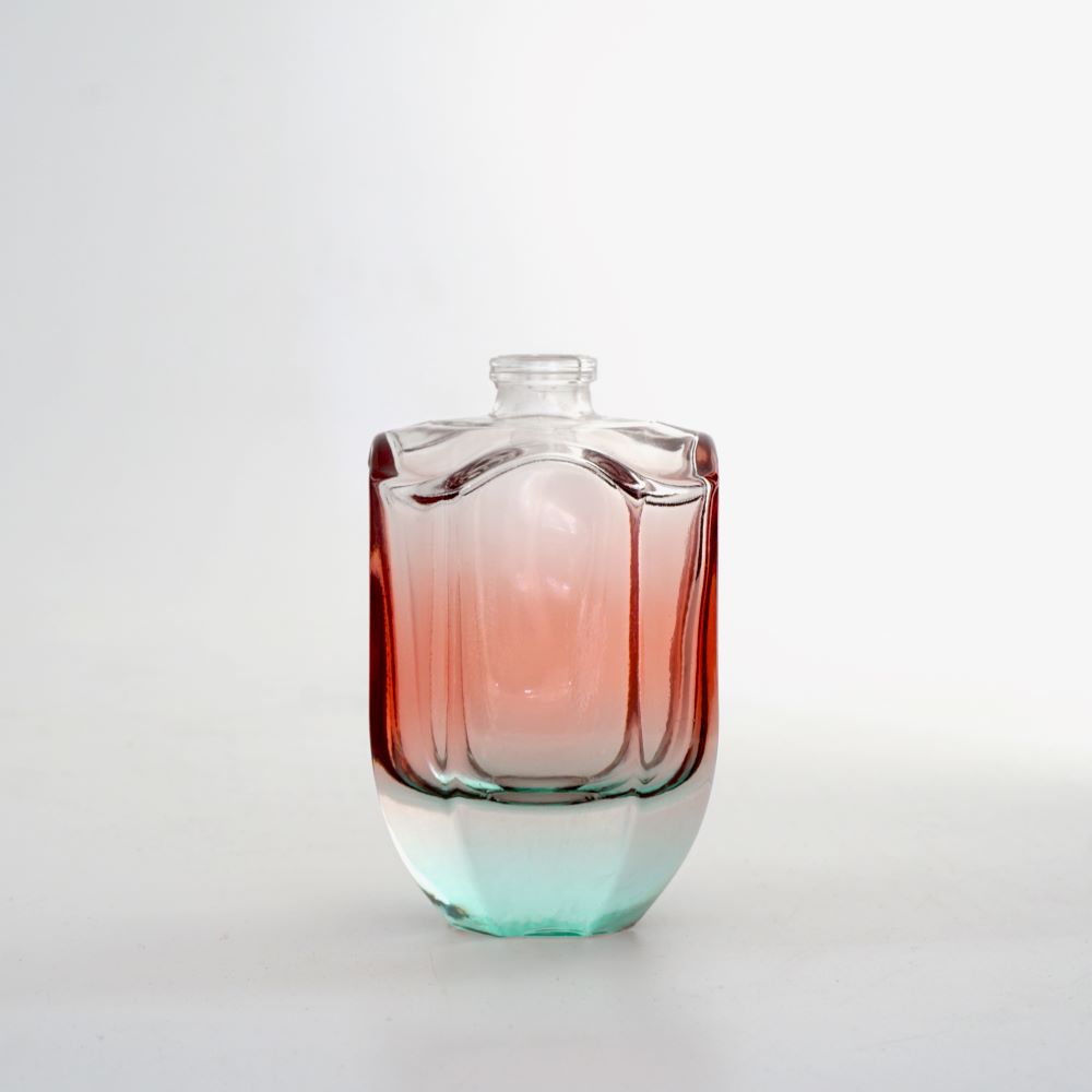 FPC-50 * 50 ML GÜL KAPAKLI ÇİFT RENKLİ ÖZEL PARFÜM ŞİŞESİ