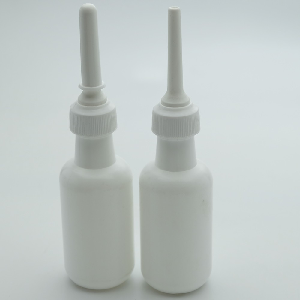 FMP-60 * 60 ml Beyaz Plastik Uzun Burunlu Damlalıklı Şişe