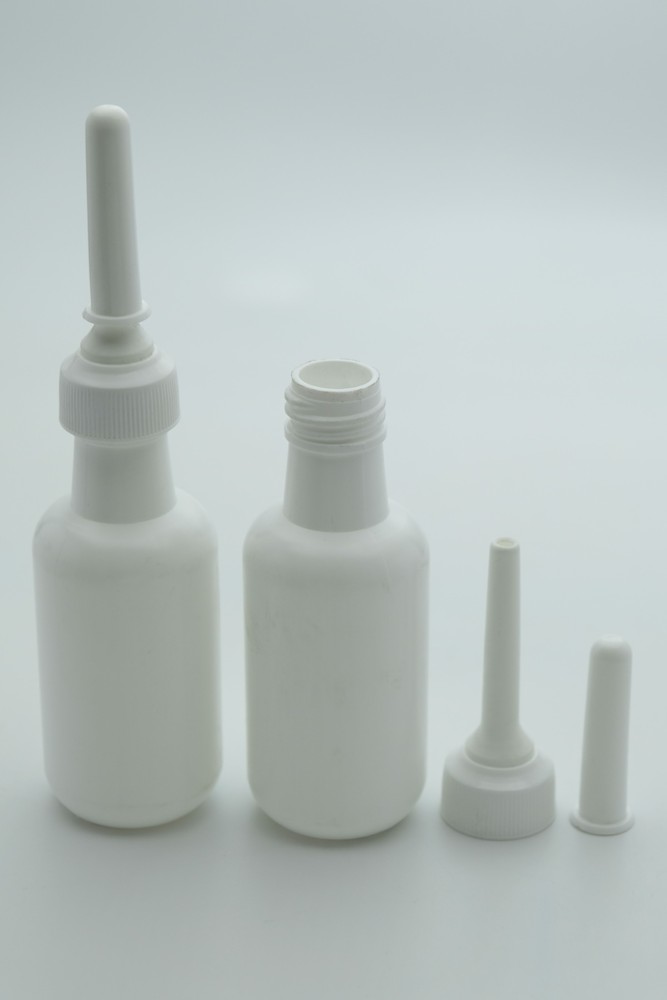 FMP-60 * 60 ml Beyaz Plastik Uzun Burunlu Damlalıklı Şişe