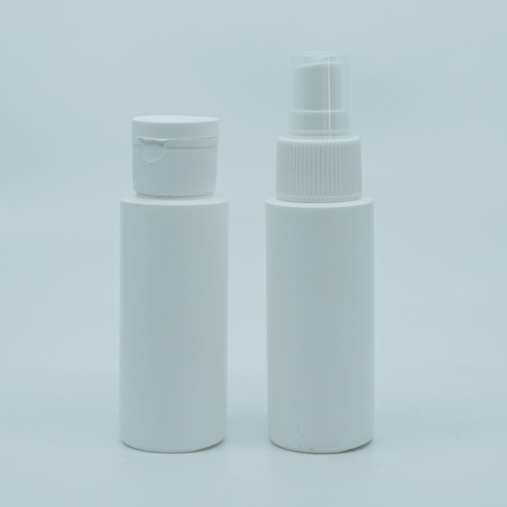 FPBT-50 * 50 ML SİLİNDİR BEYAZ PLASTİK AMBALAJ, KONİK BAŞLI, 24 AĞIZ