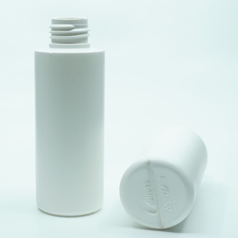 FPBY-100 * 100 ML BEYAZ SİLİNDİR PLASTİK KONİK BAŞLI AMBALAJ, 24 AĞIZ YENİ