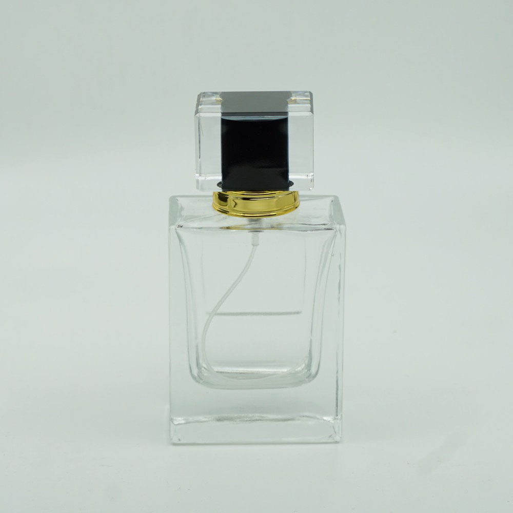 FPD-50 * 50 ml Damla Etiketli Kare Parfüm Şişesi FPD-50 * 50 ml Damla Etiketli Kare Parfüm Şişesi