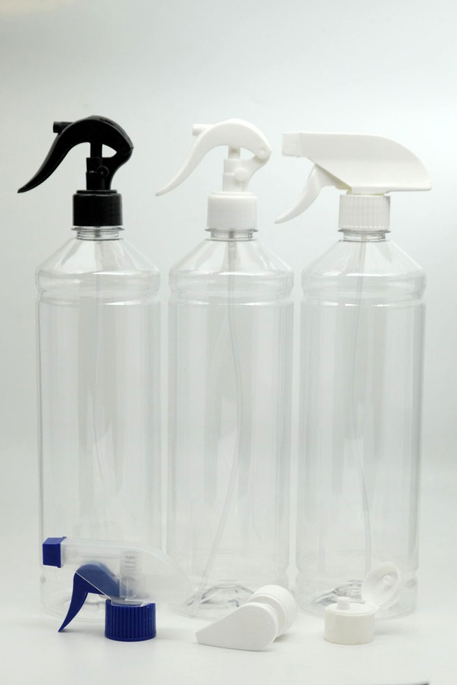 FPET-1000 * 1000 ml Şeffaf Silindir Pet Şişe