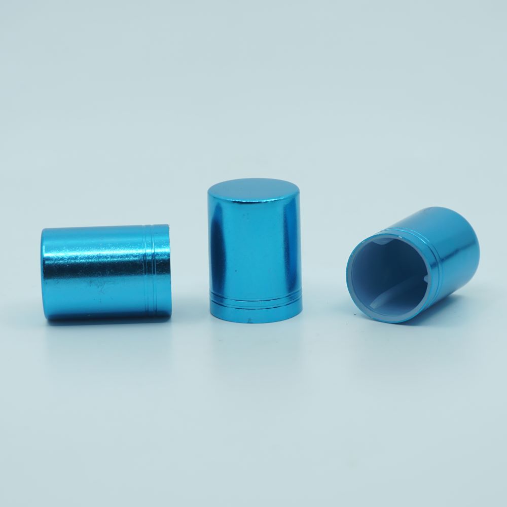 FPK-15 * 15 MM. MAVİ PARLAK METAL MAVİ KAPAK