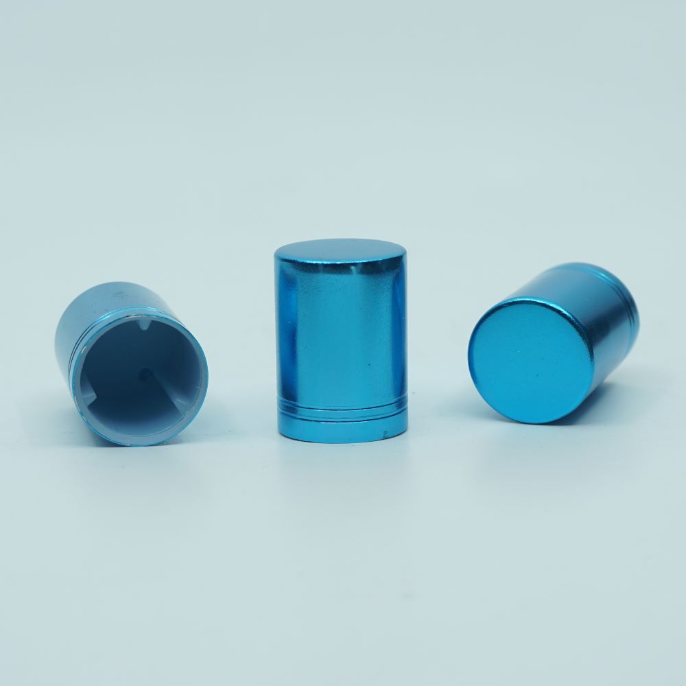 FPK-15 * 15 MM. MAVİ PARLAK METAL MAVİ KAPAK