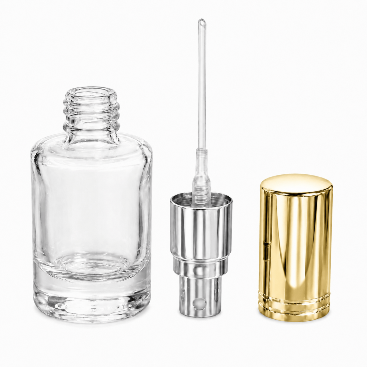 FPL-10 * 10 ml Tester Silindir Parfüm Şişesi