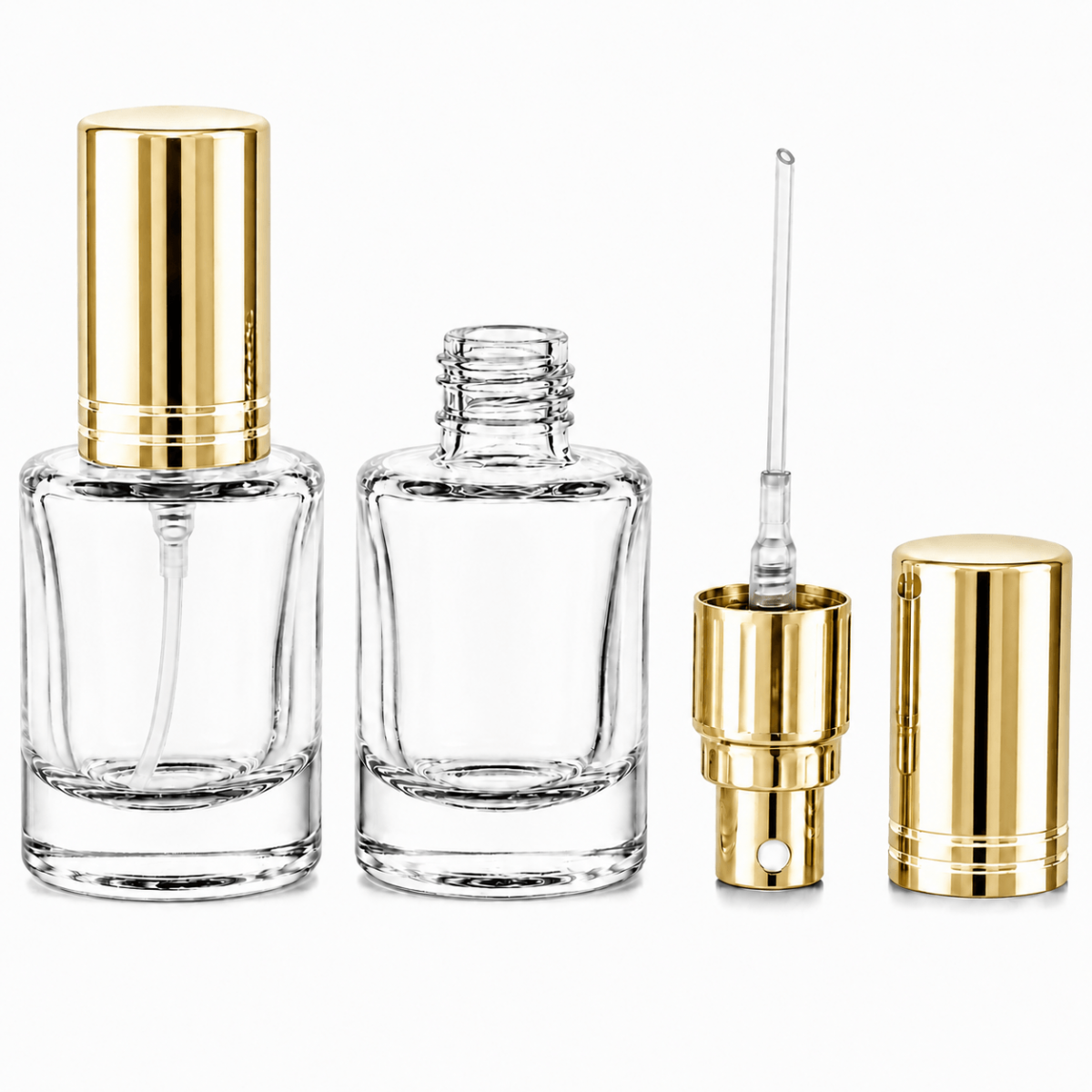 FPL-10 * 10 ml Tester Silindir Parfüm Şişesi
