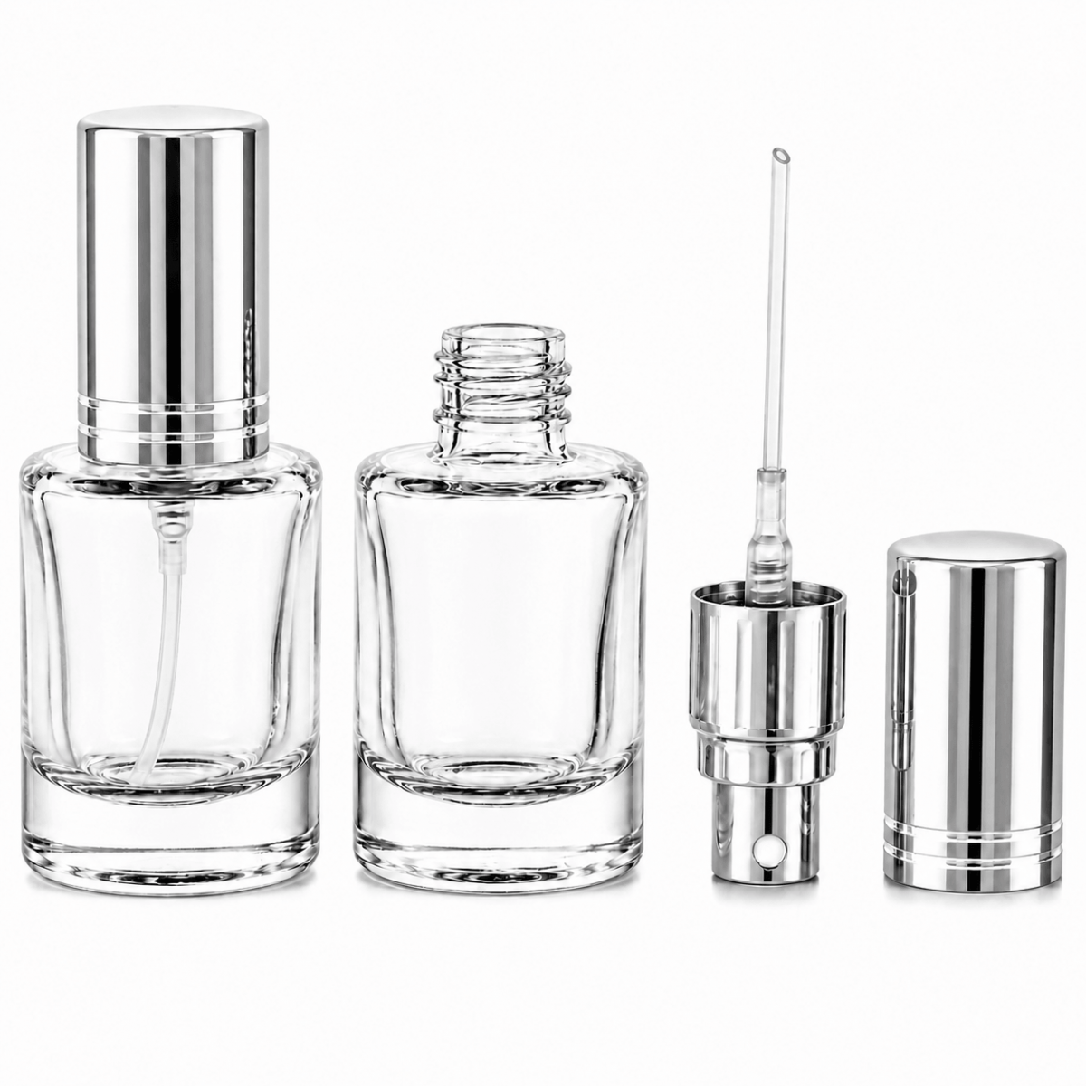 FPL-10 * 10 ml Tester Silindir Parfüm Şişesi