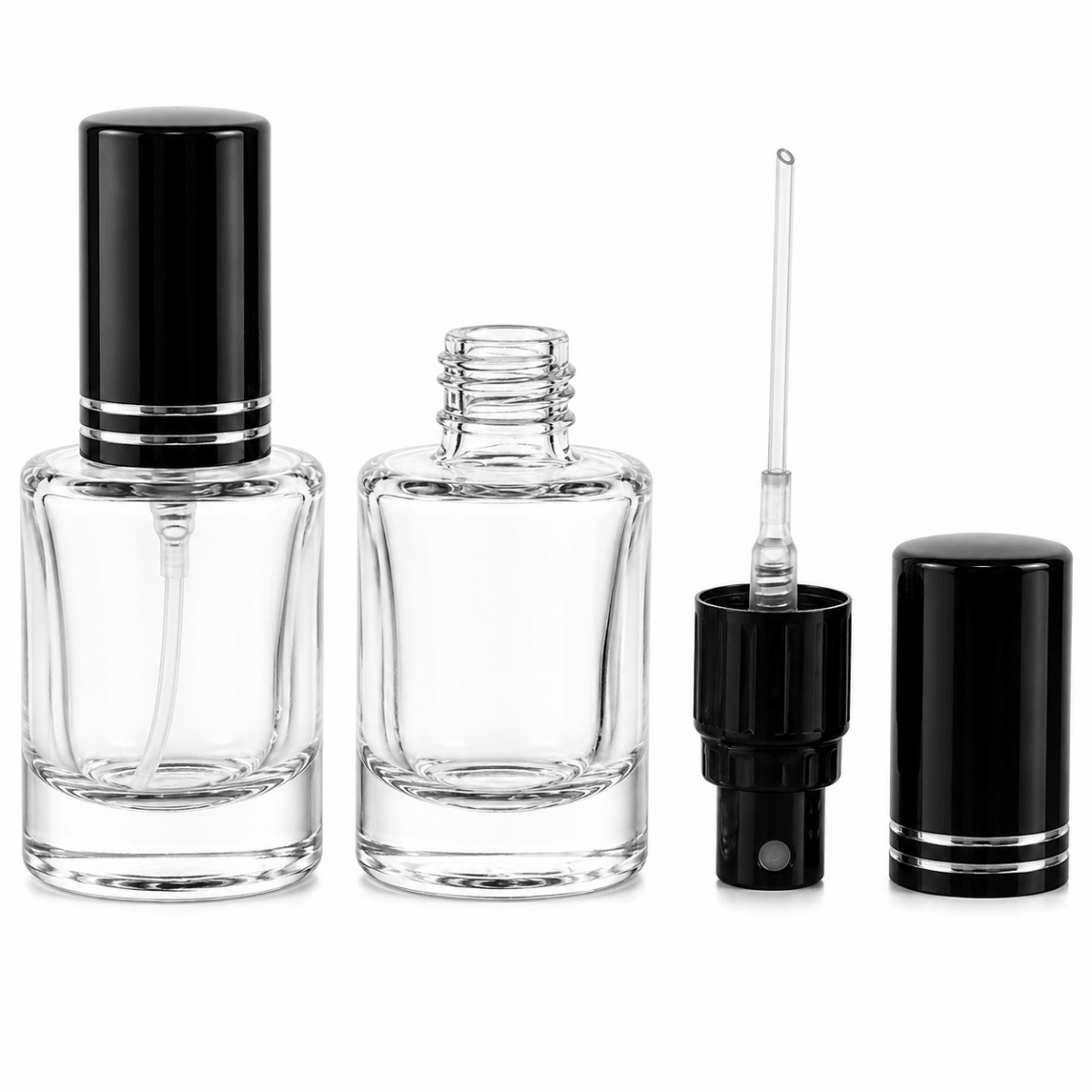 FPL-10 * 10 ml Tester Silindir Parfüm Şişesi FPL-10 * 10 ml Tester Silindir Parfüm Şişesi