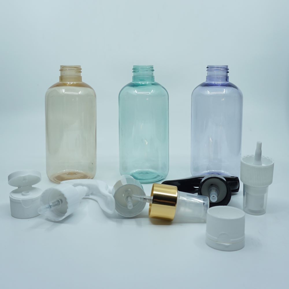 FPLS-201 * 200 ml Silindir Plastik Şeffaf Renkli (yeşil- mor-sarı) 24 ağız