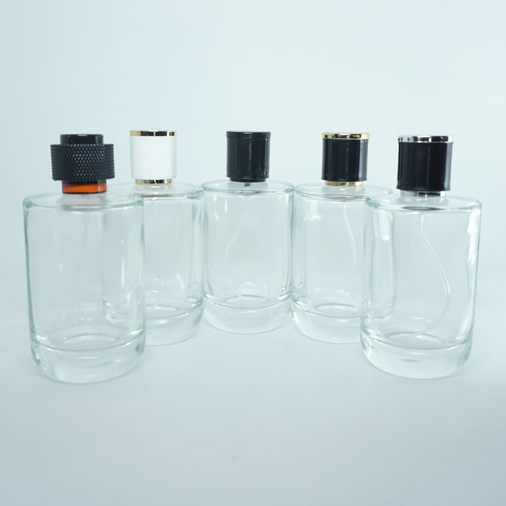FPS-100 * 100 ml Kalın Tabanlı Silindir Parfüm Şişe