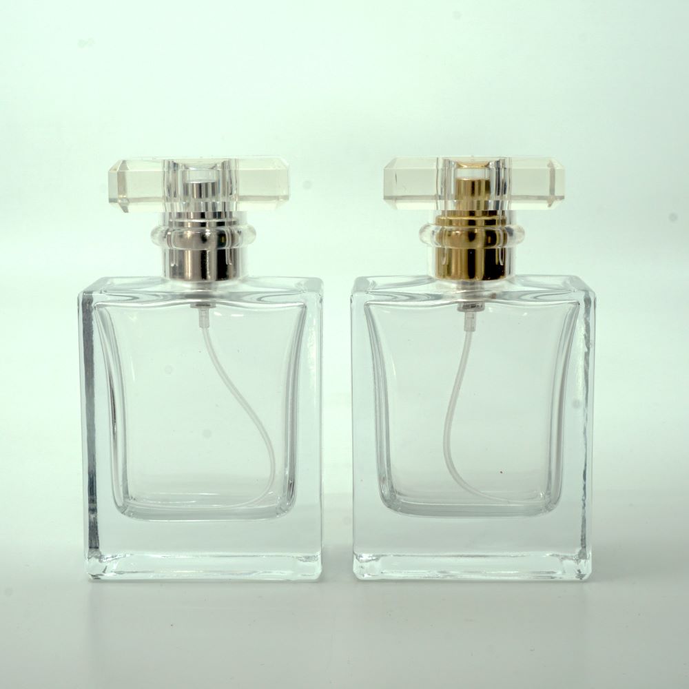 FPU-50 * 50 ml Küçük Kare Parfüm Şişesi