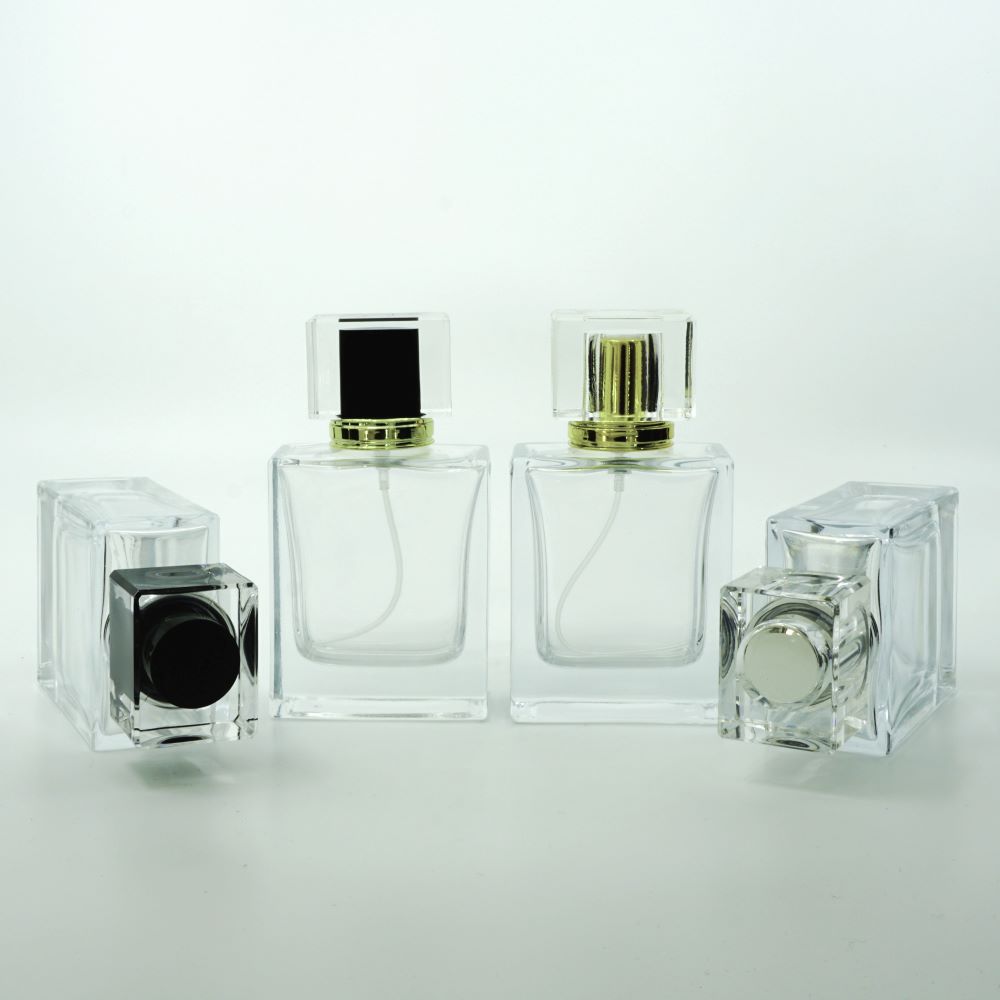 FPU-50 * 50 ml Küçük Kare Parfüm Şişesi