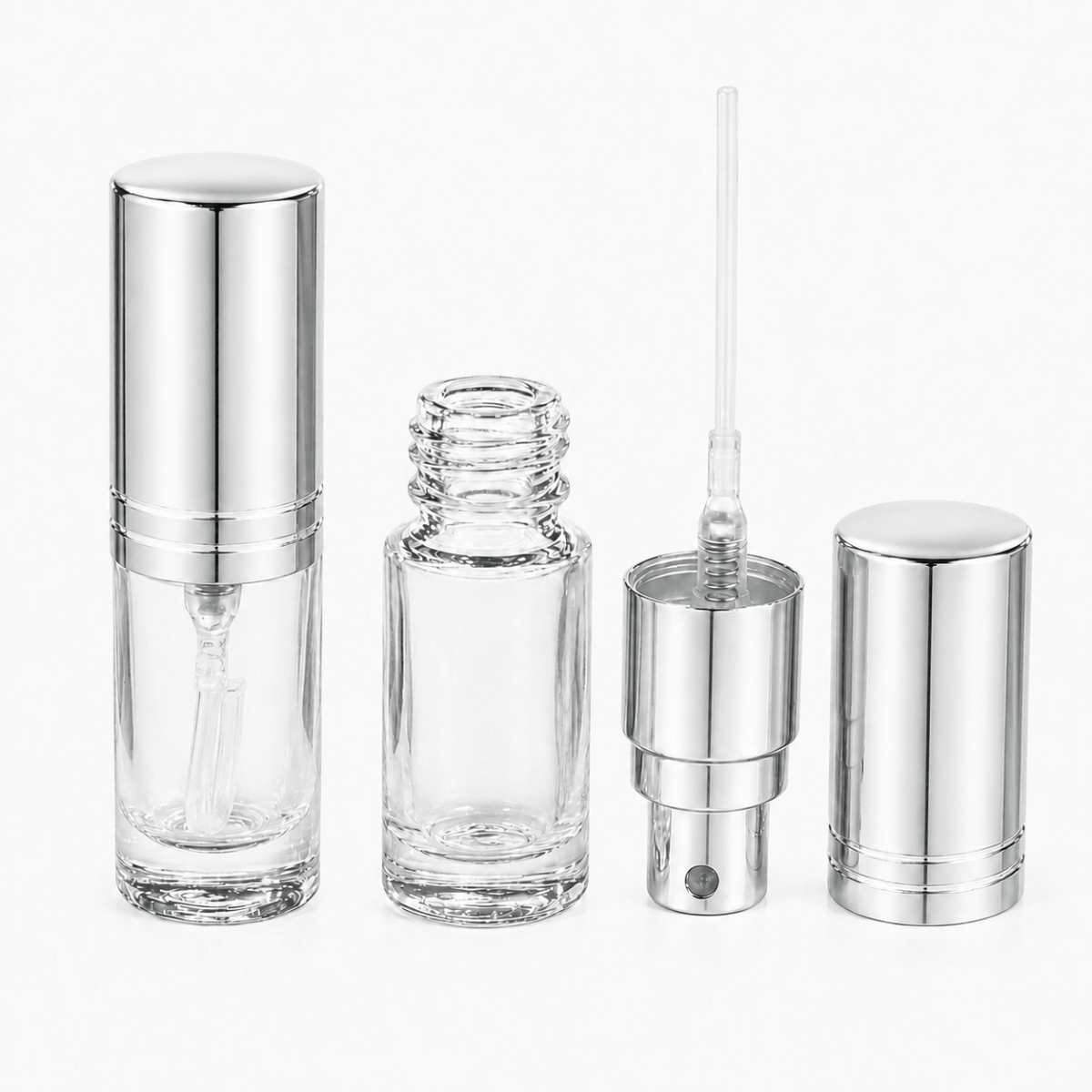 FRM-03 * 3 ML SPREY TESTER ŞİŞE, VİDALI, METAL VALF, METAL KAPAK FRM-03 * 3 ML SPREY TESTER ŞİŞE, VİDALI, METAL VALF, METAL KAPAK