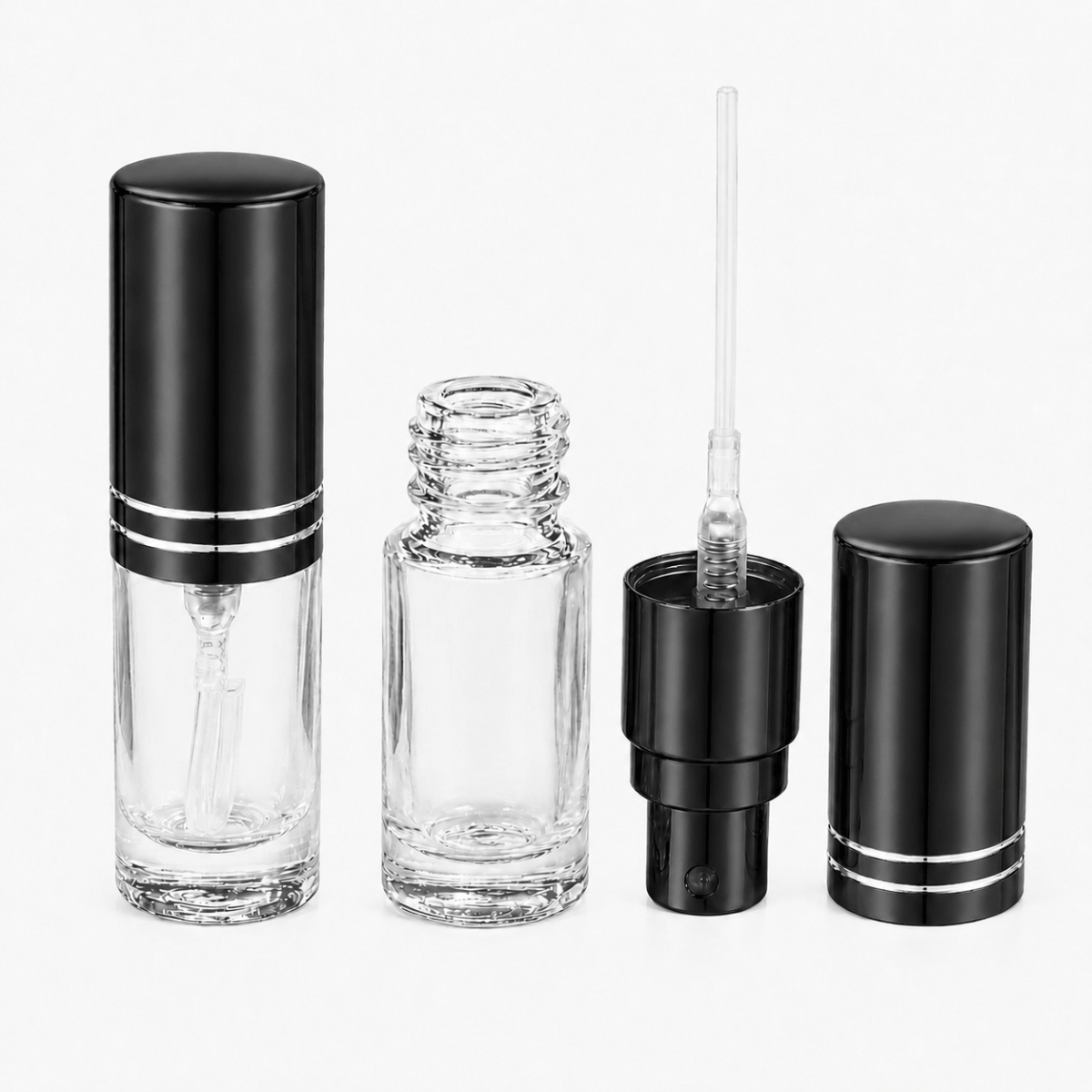 FRM-03 * 3 ML SPREY TESTER ŞİŞE, VİDALI, METAL VALF, METAL KAPAK FRM-03 * 3 ML SPREY TESTER ŞİŞE, VİDALI, METAL VALF, METAL KAPAK