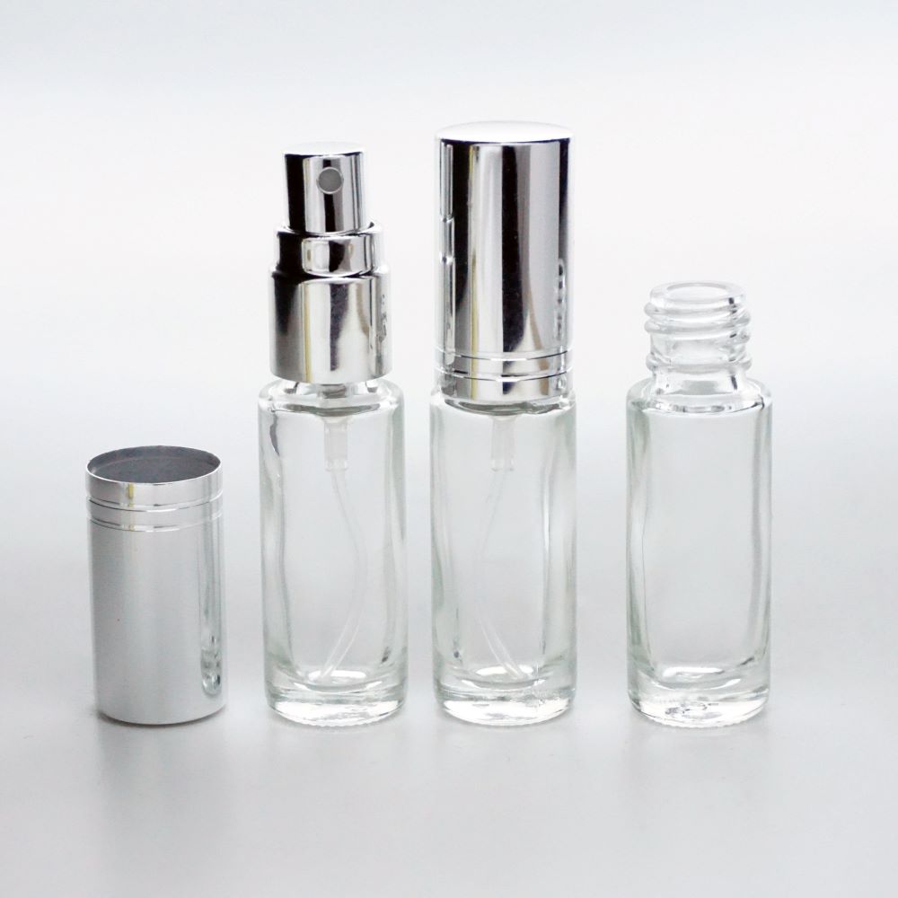 FRM-03 * 3 ML SPREY TESTER ŞİŞE, VİDALI, METAL VALF, METAL KAPAK